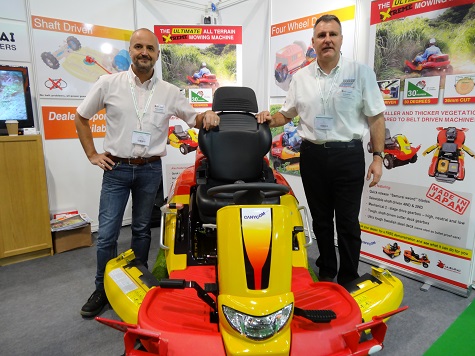 The Canycom team with their Samurai brushcutter