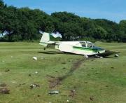 The NPAS Tweeted a picture of the crashed plane
