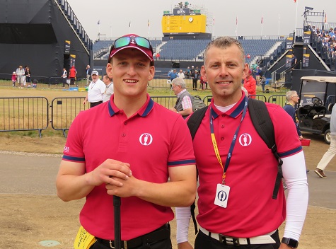 Angus Roberts and Dale Housden joined the BIGGA Open Volunteer Support Team in 2018