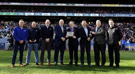 Nowlan Park presented with the GAA County Pitch of The Year Award