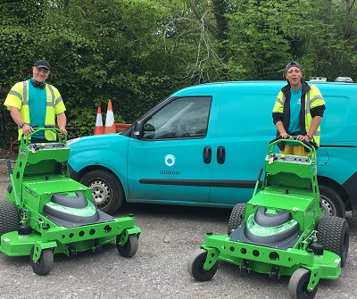 Oldham Council's new Mean Green Mowers