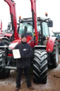 Andy Prosser, Manager Sales Support, with the LAMMA Award of Merit for the Best New Product or Innovation at the 2013 show