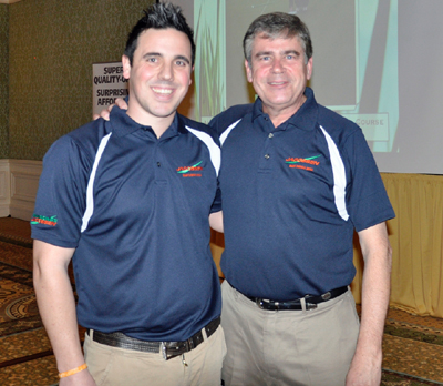 Karl Parry of Denbigh Golf Club and Dr Karl Danneberger of Ohio State University both presented educational seminars on different aspects of greens maintenance