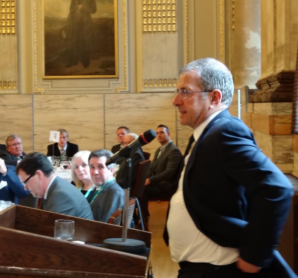 After lunch speaker Gerald Ratner