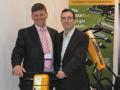 The Grass Group's MD Tim Merrell (left), together with John Coleman (right) MD of Advanced Turf Technology