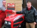 Alistair Matthews of Yorkshire Compact Tractors (left) is congratulated on his appointment as a McCormick X10 Series dealer by Phil Maw, area sales manager at distributor AgriArgo UK