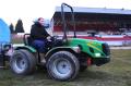 Andy Chetram with Ferrari tractor