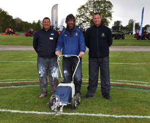 Fleet Line Markers team at MAPLive, Ardingly - l-r Richard Mamoany, Iain Courage and David Radmore