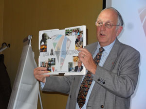 Chris with 'One Puppy Voucher'