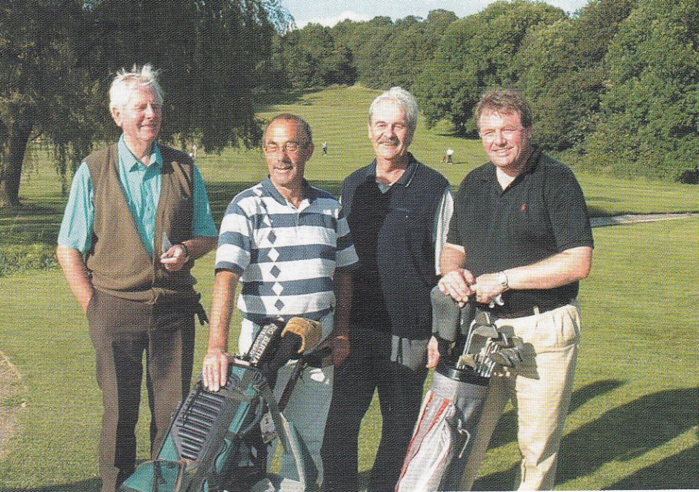 2002 Blades Golf day with Gerald Brooks, Nick Sergeant and Bruce Jamieson