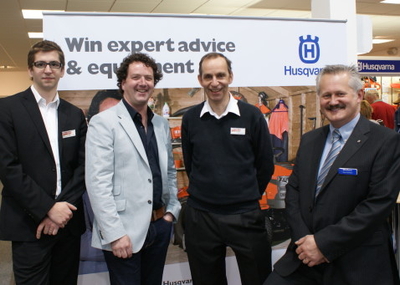 Peter with Diamund Gavin, Mark Rochford and Kevin Ashmore at Open Day 2011