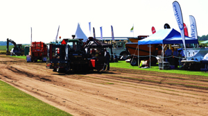 A Brouwer turf lifter on the demonstration site