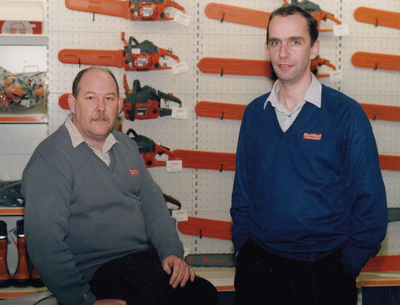 Mike Blair with Peter Rochford