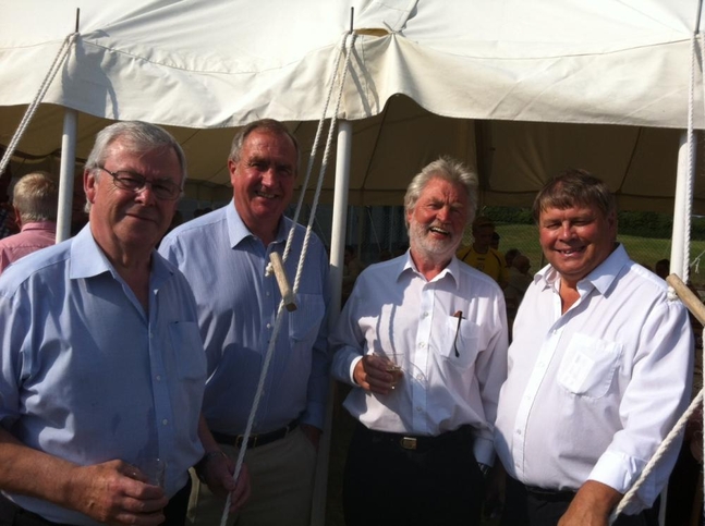 Tony Whitburn, Kim Macfie, Keith Bromige and Keith Christian