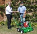 David Salt and George Bannerman with the B-LT-15-H Scarifier