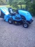 The Sky Blue Countax tractor