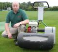 Charlie Yeomans, Head Groundsman at the University of Warwick has chosen a Dennis Razor Ultra 560 mower for his cricket wickets
