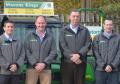 L-R: Masons Kings group agricultural sales manager Andy Miller, general manager Peter Endacott, owner Roger Prior and group parts manager Matt Hellyer.