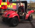 The Cub Cadet UTV used by Lincolnshire Fire & Rescue