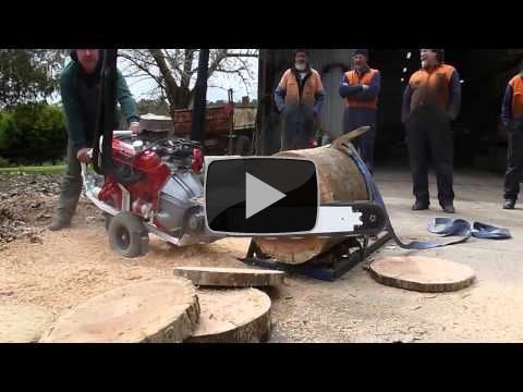 Australian V8 Chainsaw made by Whitlands Engineering www.superaxe.com.au