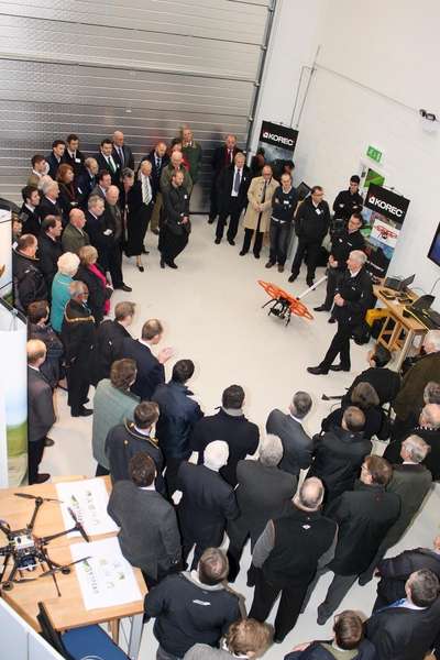 Guests watch KOREC demonstration