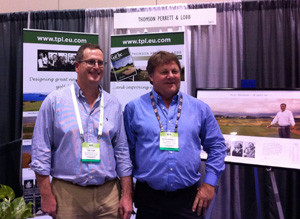 Tim Lobb and Ross Perrett exhibiting at their first GIS