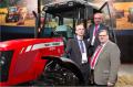 L-R: Markus Schlosser, Chief Executive Officer AGCO-RM; Yuri Zyabkin, 1st Deputy General Director, AGCO-RM; Campbell Scott, Direcotr Sales Engineering and Massey Ferguson Brand Development