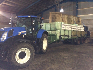 30 tonnes of forage loaded up