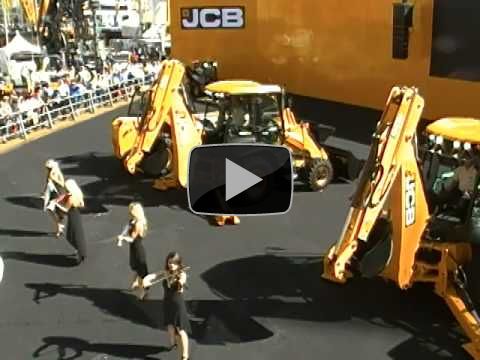 JCB DANCING DIGGERS AT CONEXPO