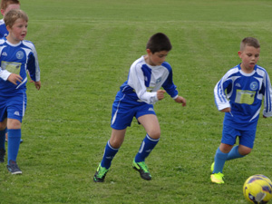 Teams of all ages play on the pitch
