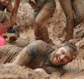Participants in the Mud Run