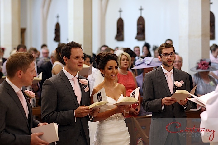 Kerry was given away by brother Mark