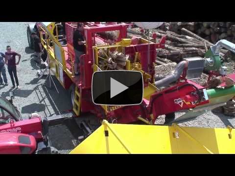 RABAUD : RECORD DU MONDE de production de bois / b&ucirc;ches en 24H