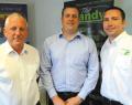 Derek Belcher, Simon Belcher and Steve Bartlett of Handy