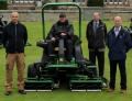 L-R: Matfen Hall Golf Club course manager Derek Millar, John Deere territory manager Richard Charleton and Greenlay dealer principal Geoff Lowes