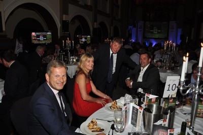 IOG's Geoff Webb, Karen Maxwell and Jon Gibson with Keith Christian