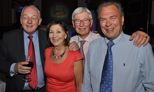 Chris and Trish Biddle with Peter Barr and Robin Nettle