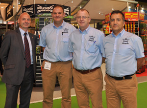 Barrus team - l-R: Tim Hart, Mark Hewett, Nick Hills and Ray Newman