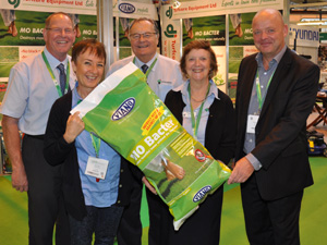 The DJ Turfcare team on their stand with MO BACTER