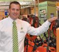 Handy Distribution managing director Simon Belcher on their Glee stand 