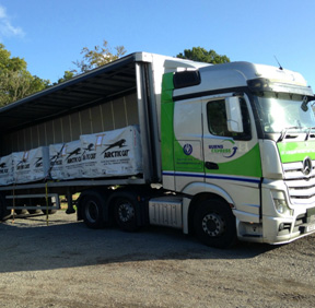 Packed up and on the truck destined for South Sudan