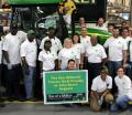 Staff at John Deere's Augusta facility with the millionth tractor
