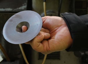 GreenMech re-sharpen their disc-blades for customers in their factory