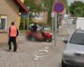 Caught in the act by Google Street View