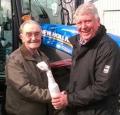 Ron Oliver with Martyn Hall Director at Welshpool