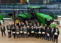 John Deere’s 2014 Ag Tech, Parts Tech and Turf Tech third year graduates at the John Deere Forum in Mannheim, Germany