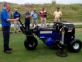 David Harrison, Export Sales Manager at Campey Turf Care Systems demonstrates the GT Air2G2