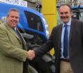 (L-R) Andy Coles, C&O Tractors Managing Director welcomes Richard Spencer to the role of Group Sales & Depot Manager