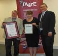 L-R: Dr Steve Parkin – Chair of the Membership Committee, Alison Chapman – Membership Secretary and Alastair Taylor - CEO