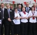 Members of Peacock & Binnington staff at the Lincolnshire Show